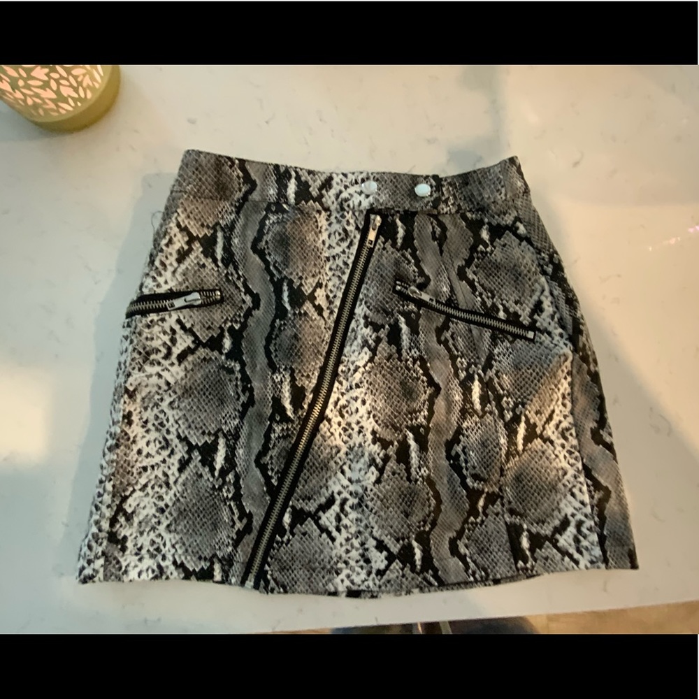 Snake skin skirt